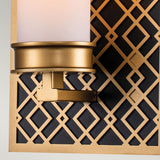 ELSTEAD Lighting Ziggy 1lt Wall light - Lacquered Gold