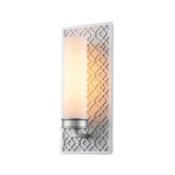 ELSTEAD Lighting Ziggy 1lt Wall light - Lacquered Silver