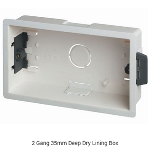 2g 35mm Dry Lining Box
