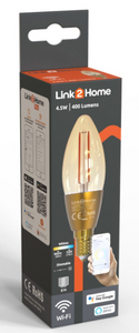 Link2Home E14 WIFI Filament Candle Lamp