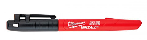 Milwaukee Inkzall Jobsite Fine Point Marker Black