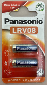 Panasonic LRV08 Battery Pack of 2 (MN21, A23, V236A, 8LR932, K23A, KE23A)